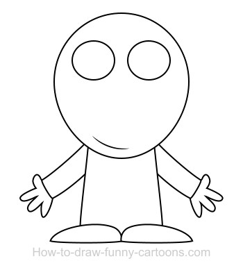 cartoon people easy to draw - Clip Art Library