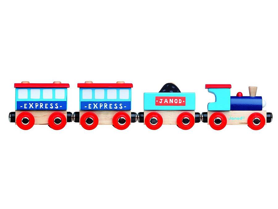 baby name train wooden