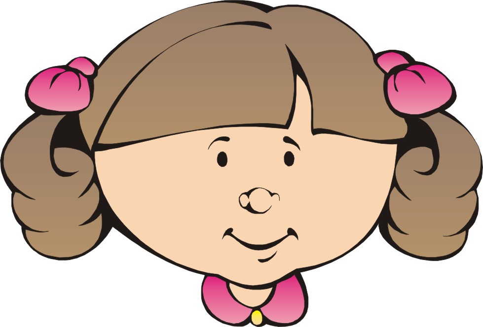 Cartoon Girls Face - Clipart library