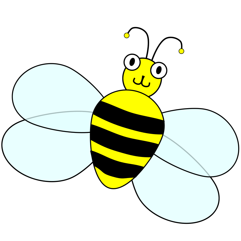 Free to Use Public Domain Bee Clip Art