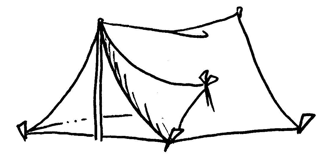 Tent And Campfire Clipart