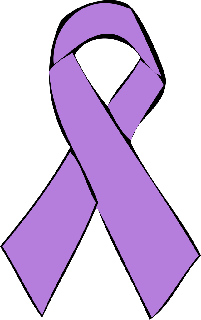 Purple Cancer Ribbon Clip Art - Clipart library