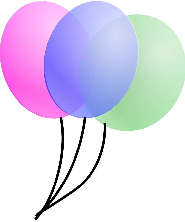 Some Balloons SVG Vector file, vector clip art svg file