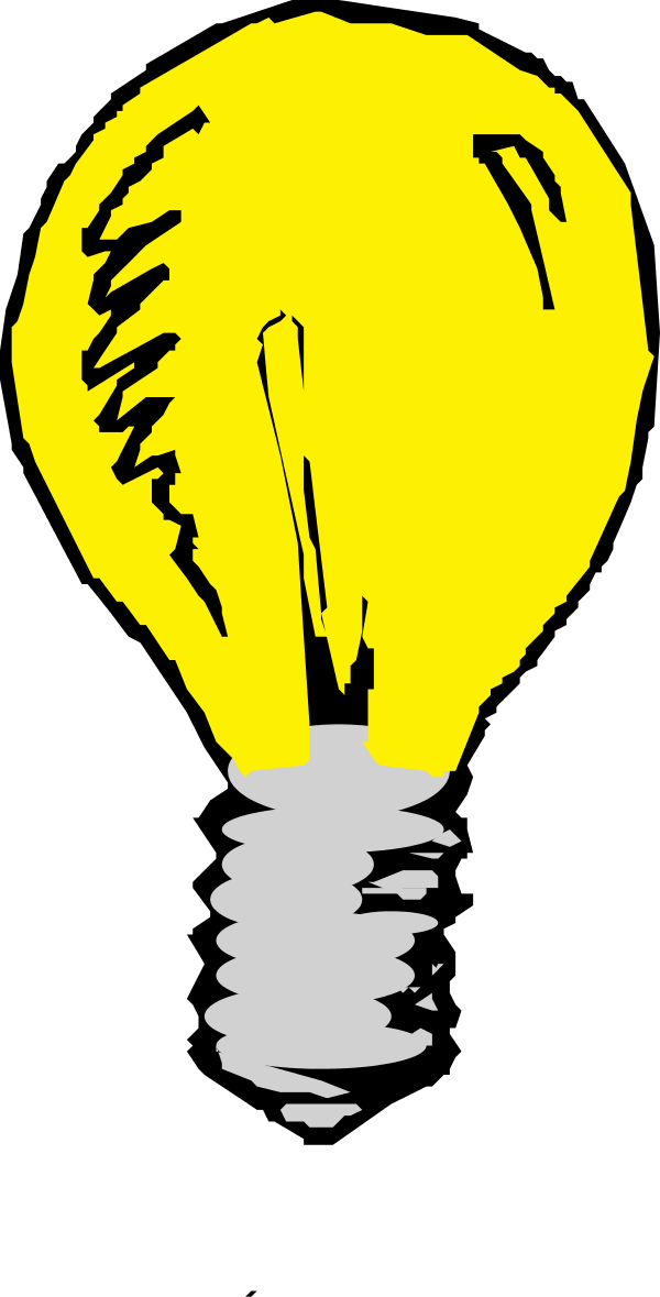 Light bulb sketch - vector Clip Art