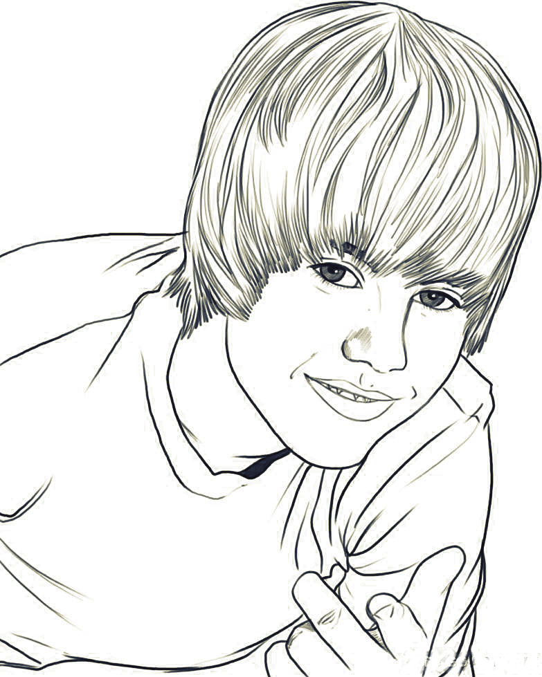 justin bieber coloring pages to color | Maria Lombardic