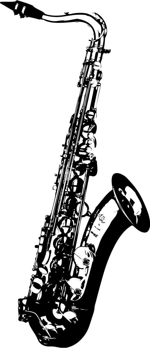 Saxophone Clipart by johnny automatic : Music Cliparts #15188 