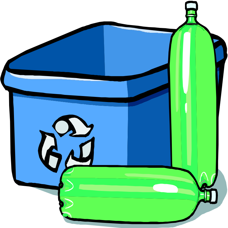Recycling Bin And Bottles Clip Art Download