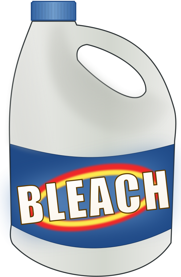 Bleach bottle Clipart, vector clip art online, royalty free design 