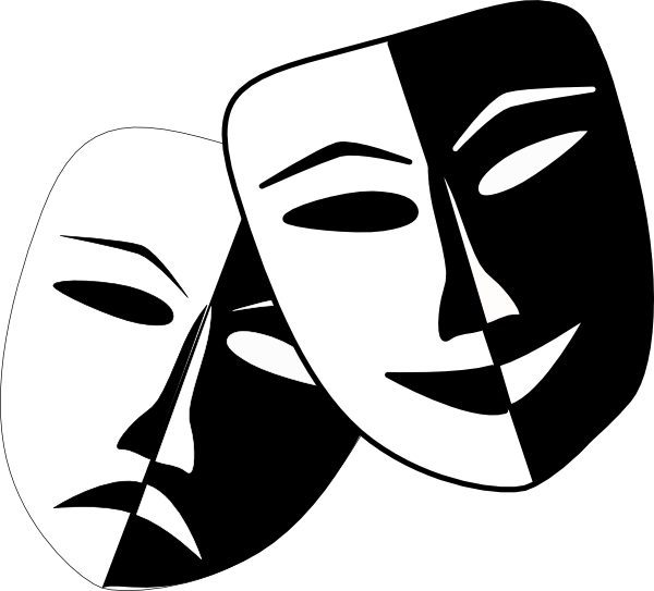 Theatre Masks Clip Art at Clipart library - vector clip art online 
