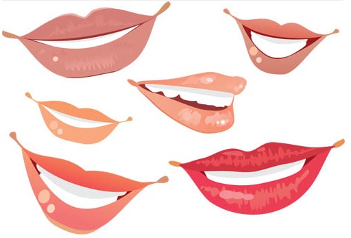 smiling lips clip art free - photo #40