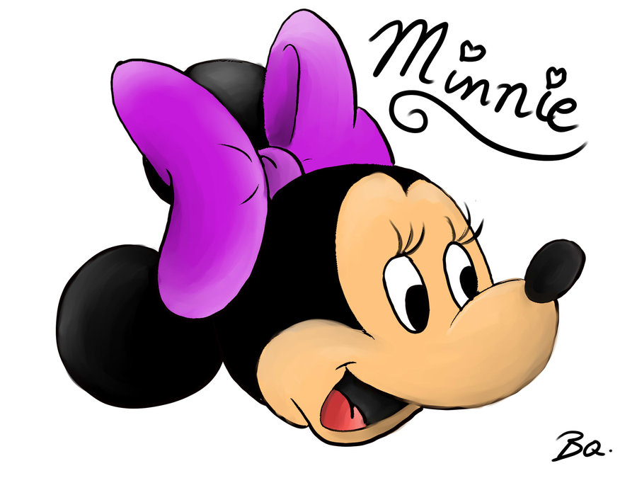 minnie mouse writing