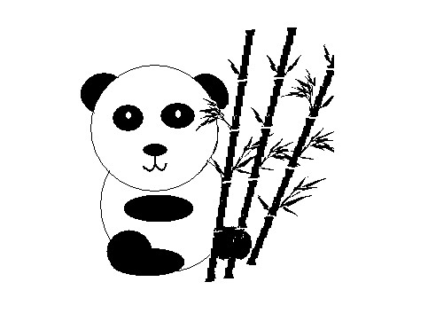 Panda on paint by Anime-Otaku-fangirl on Clipart library