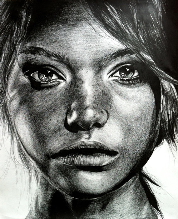 Black And White Pencil Drawing | 