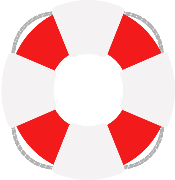 Lifesaver Red And Grey Clip Art at Clipart library - vector clip art 