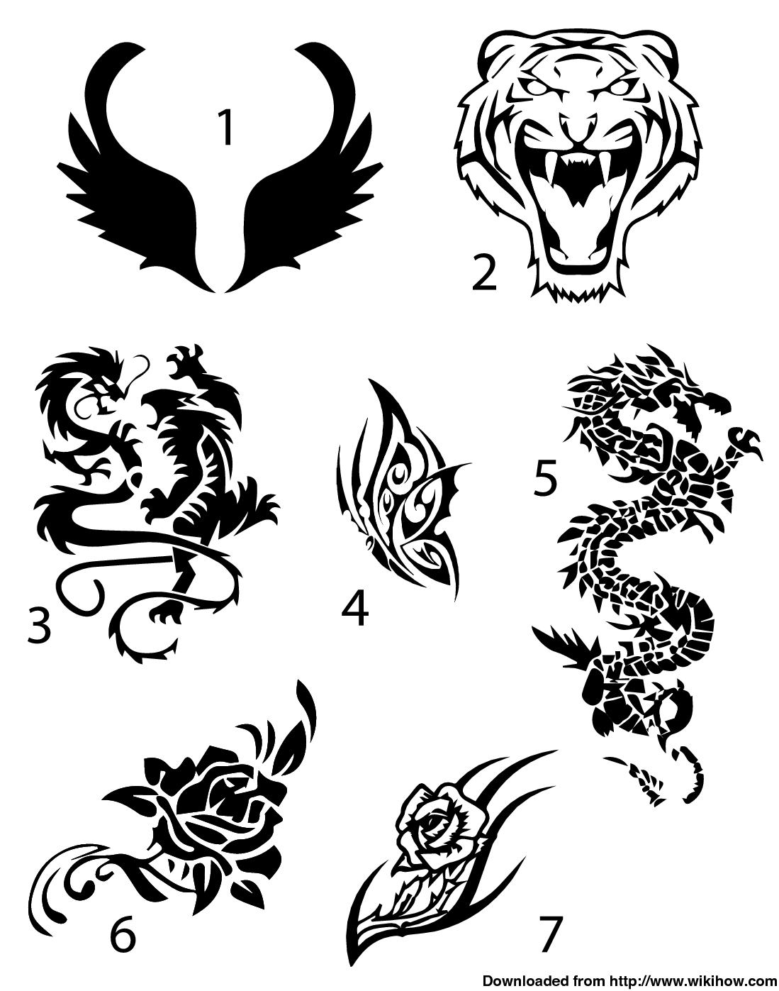 Sample Tattoo Designs - wikiHow