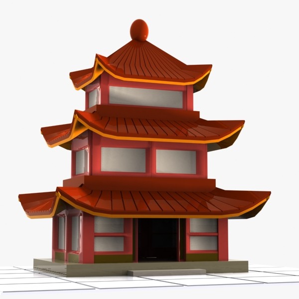 Free Chinese House Drawing Step By Step, Download Free Chinese House