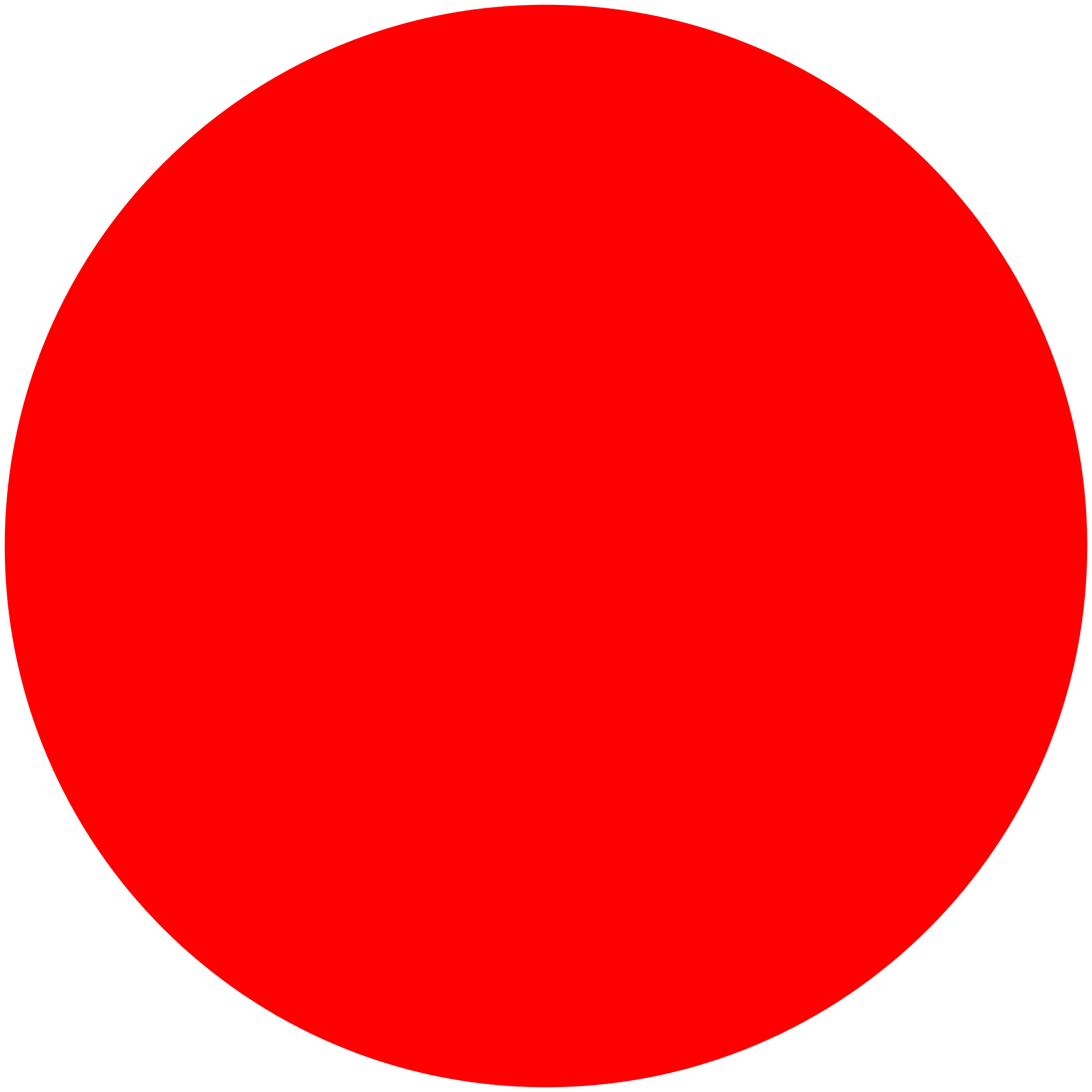 Red Circle Transparent Background