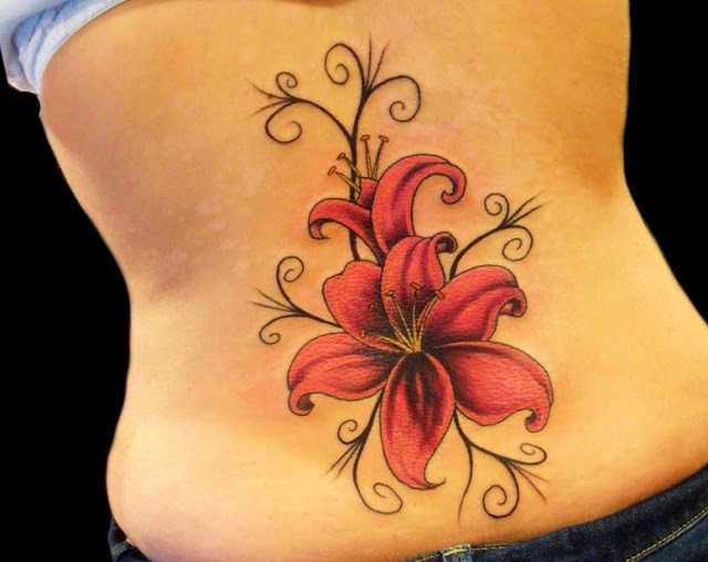 flower tattoo clip art - photo #45