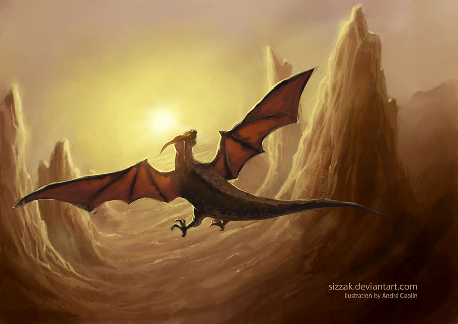 Flying Dragon by Sizzak on Clipart library