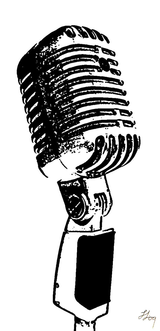 Old Microphone Clip Art - Viewing Gallery