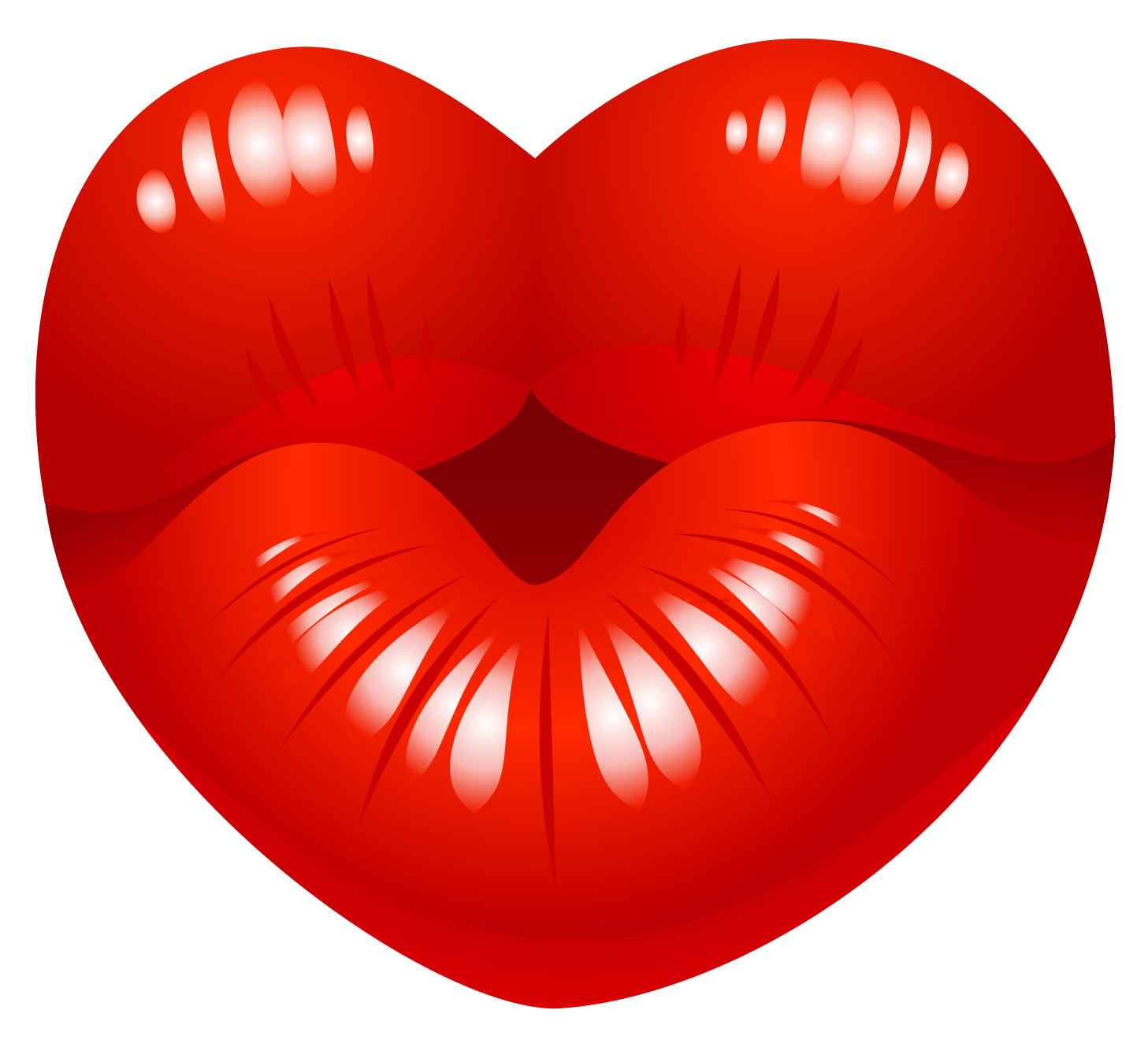 Heart Kiss PNG Picture