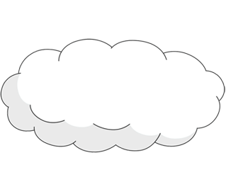 Cartoon Clouds Step by Step Drawing Lesson