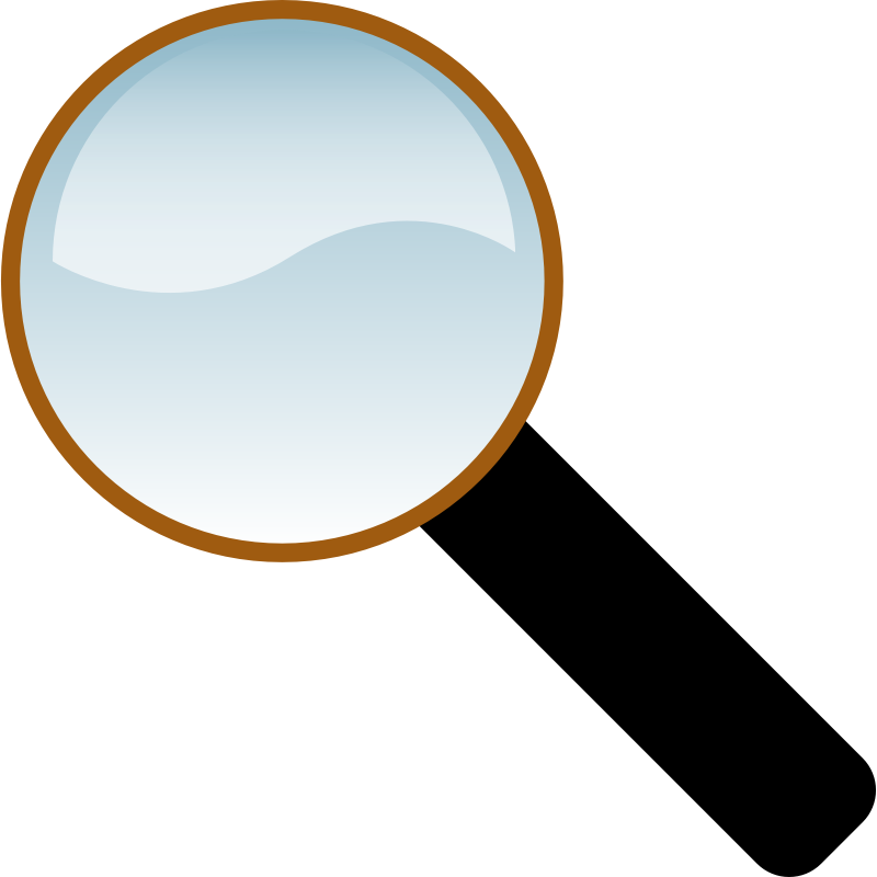 Clipart - Magnifying glass