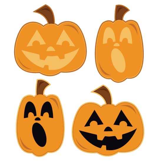Cute Halloween Pumpkin Clip Art