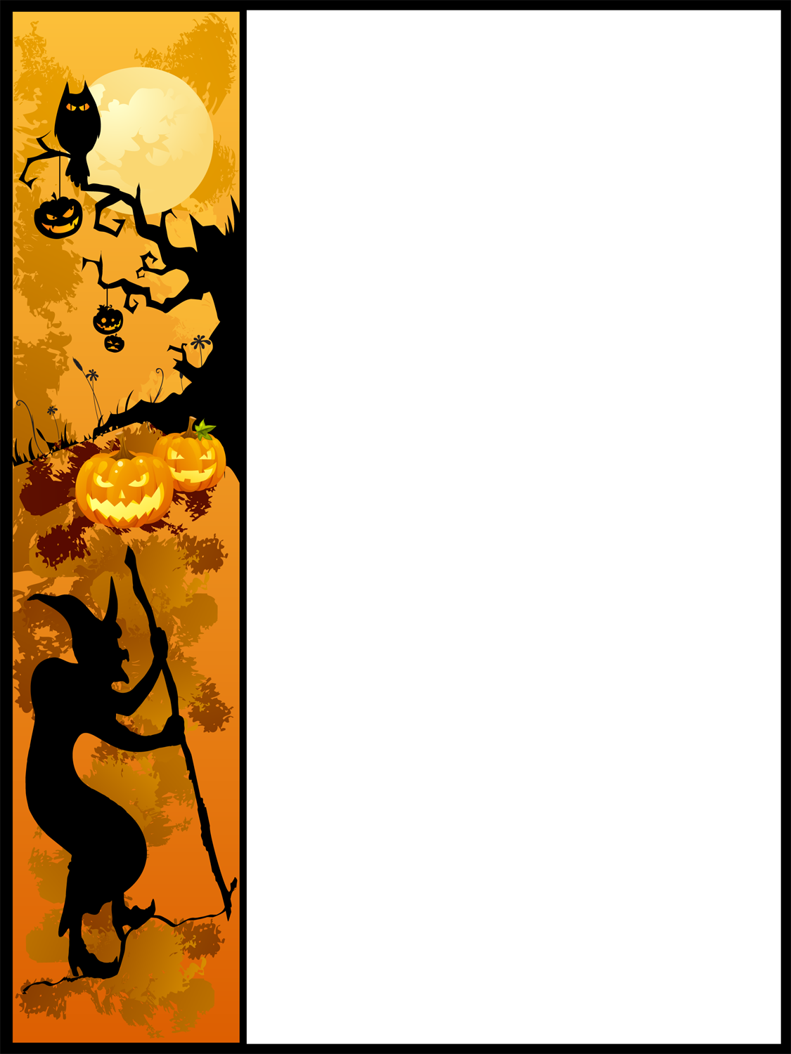 Free Free Halloween Borders, Download Free Free Halloween Borders Inside Free Halloween Templates For Word