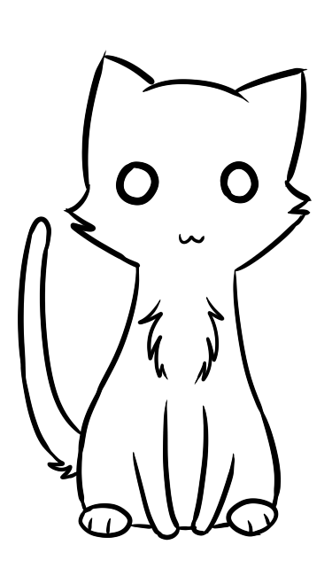 Free Cat Line Art, Download Free Cat Line Art png images, Free ClipArts