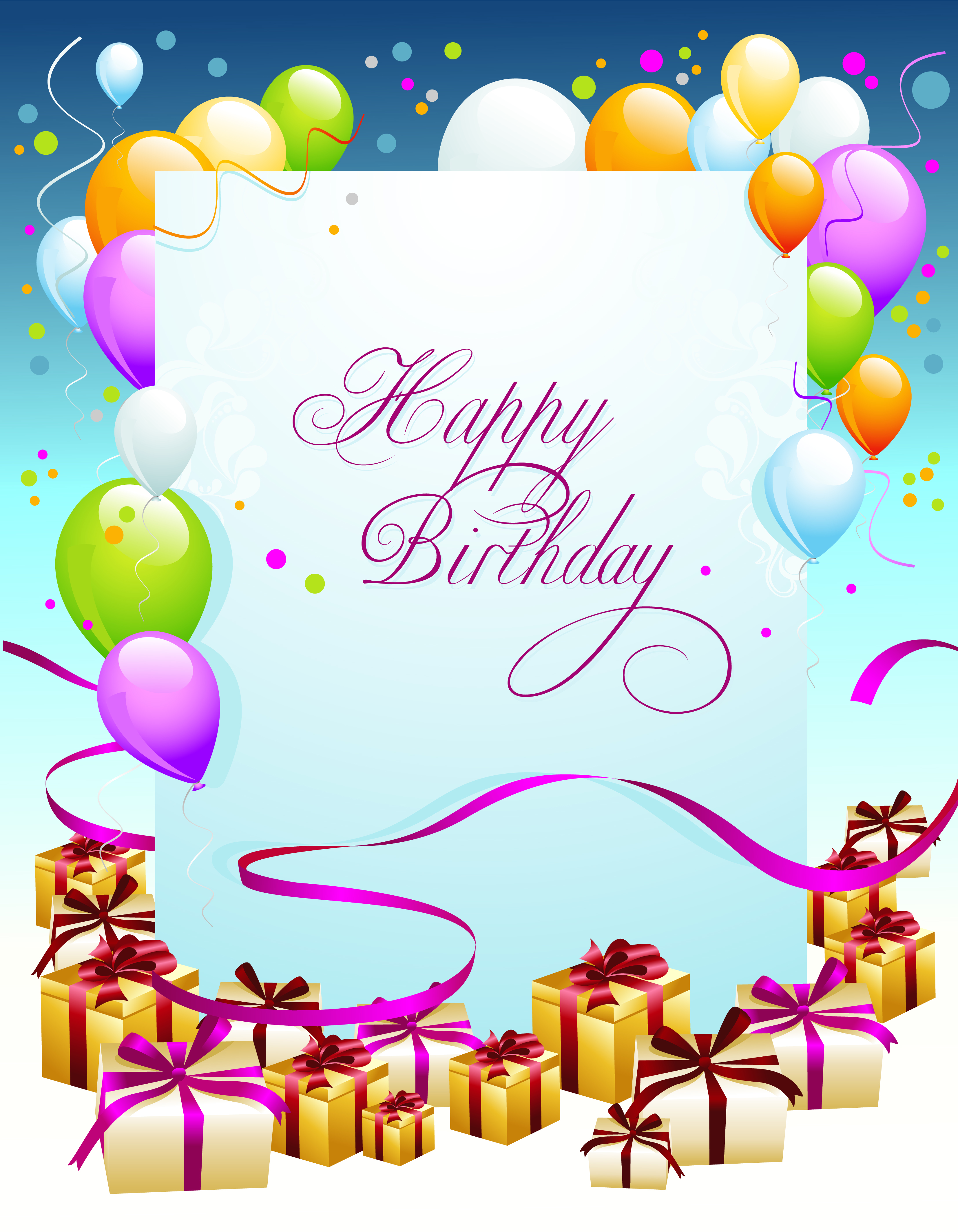 free clipart birthday background - photo #45