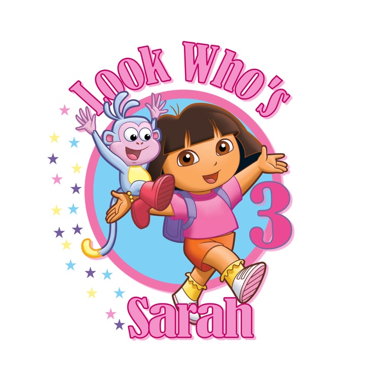 dora birthday shirt