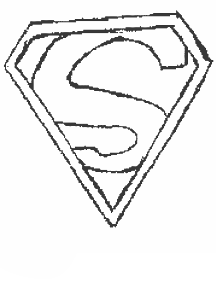 Free Superman Logo Coloring Pages Download Free Superman Logo Coloring 