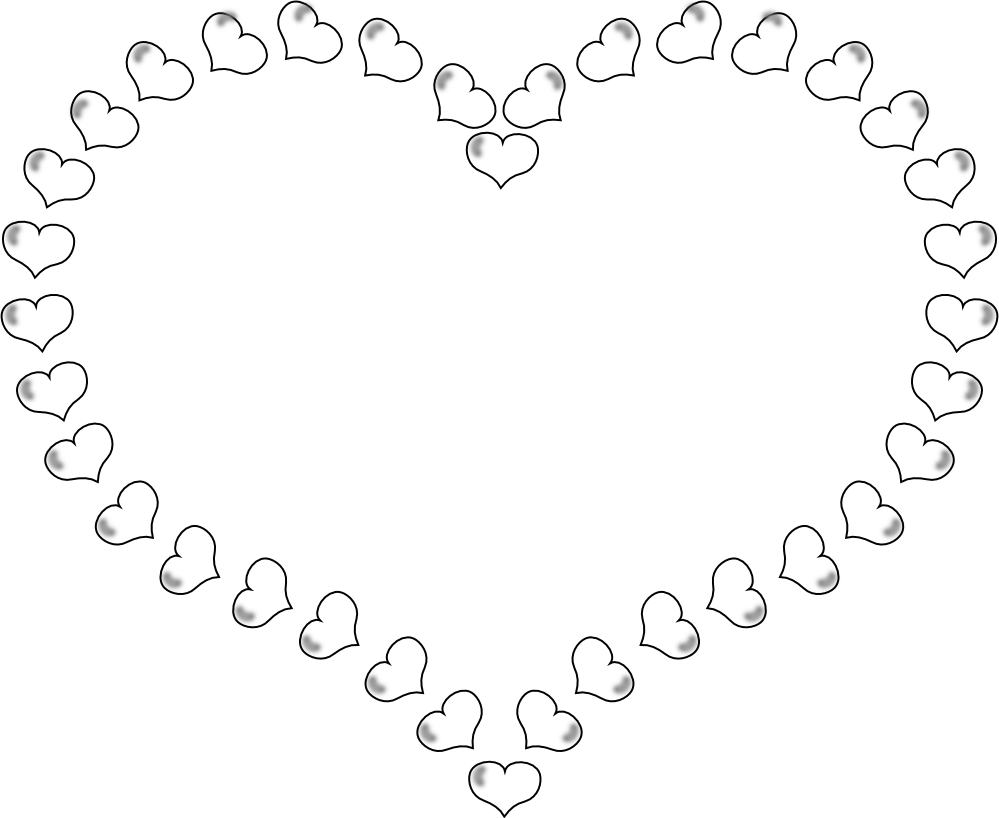 Real Heart Clipart Black And White Wallpaper | Fashion Trends 2014