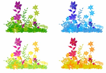 Free Vector Flower Patch | Free Vector Graphics | All Free Web 