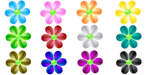 Flowers In Vector Format