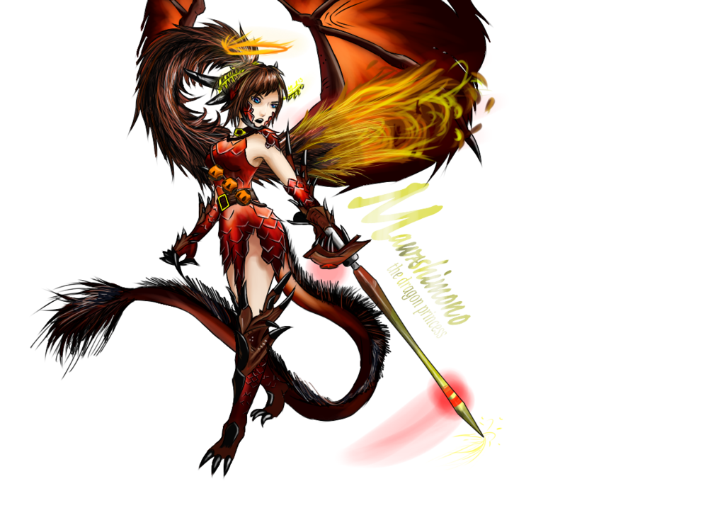 Mawashimono, the Dragon Princess by Jesturrr on Clipart library