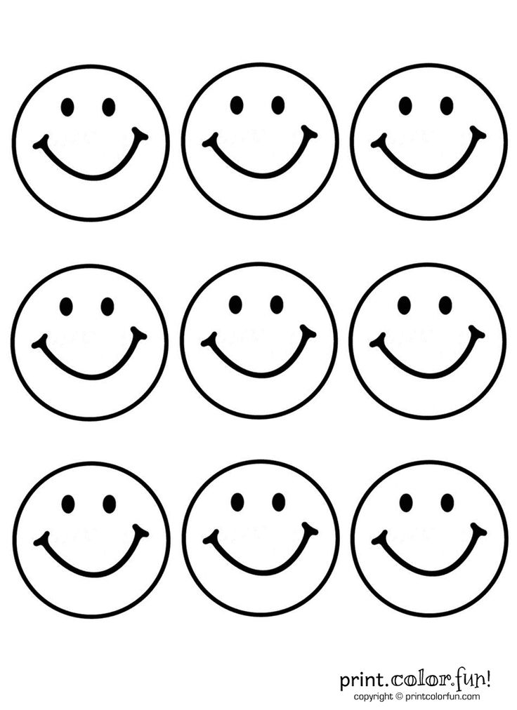 Free Printable Picture Of A Smiley Face