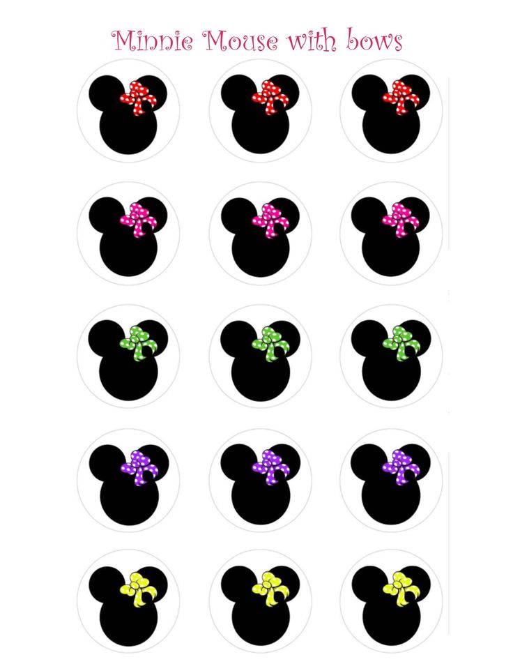 Free Minnie Mouse Bow Template, Download Free Minnie Mouse Bow Template