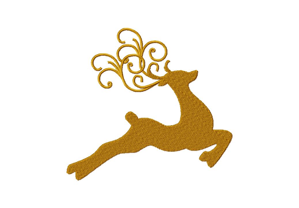 Free Christmas Reindeer Machine Embroidery Designs | Daily Embroidery