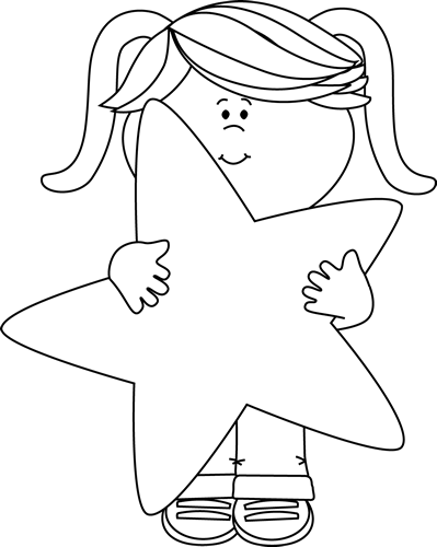 Star Clip Art Outline Black And White | Clipart library - Free 