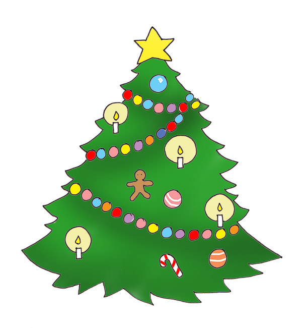 Featured image of post Clip Art Free Printable Christmas Tree Images : Your new design or pattern can be printed or downloaded in png, jpg, pdf, or svg (scalable vector graphics) format.