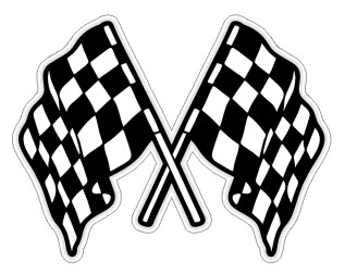 Crossed Checkered Flags Foto Search Clip Art Rf Royalty Free 