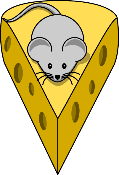 Simple Cartoon Mouse clip art - vector clip art online, royalty 
