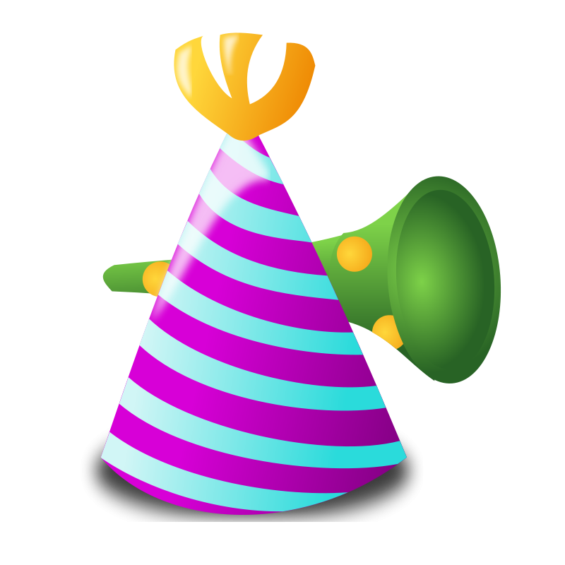 Free to Use  Public Domain Party Hats Clip Art