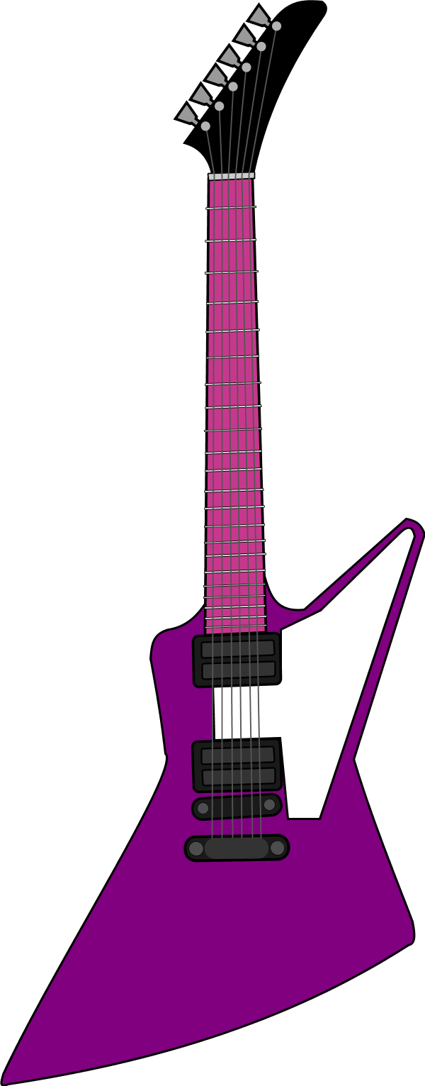 free pink guitar clipart - photo #25