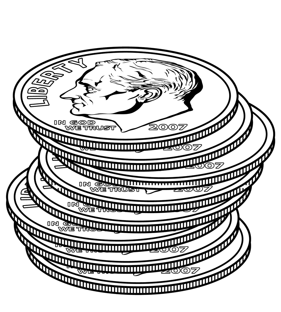 Free Money Black And White Clipart, Download Free Money Black And White