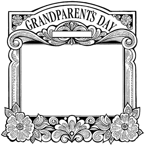 Grandparents' party frame