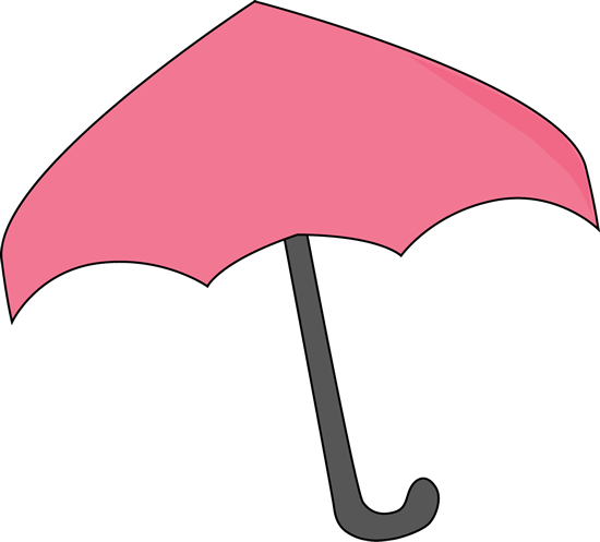 Pink Umbrella Clip Art - Pink Umbrella Image