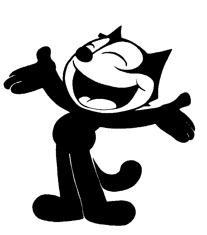 Black Cat Cartoon 